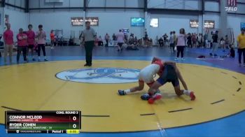 106 lbs Cons. Round 3 - Connor McLeod, Hanover Hawkeye vs Ryder Cohen, Eastern Carolina Wrestling