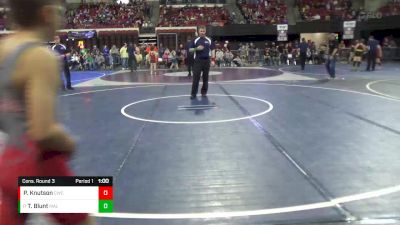 89 lbs Cons. Round 3 - Trenton Blunt, Malta vs Parker Knutson, Conrad Wrestling Club