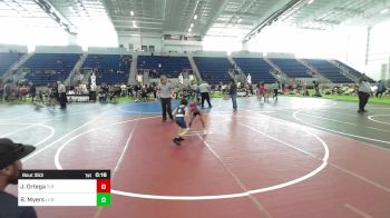 61 lbs 5th Place - Jared Ortega, TUF CA Wrestling Academy vs Benjamin G. Myers, LV Bear Wrestling Club