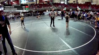 65 lbs Cons. Semi - Colton Haag, Nebraska Elite Wrestling Club vs Mason Hammons, Fremont Wrestling Club