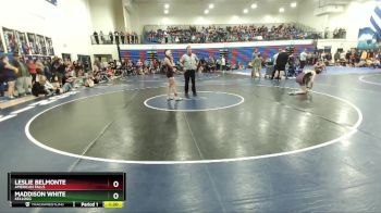 120 lbs Cons. Round 1 - Leslie Belmonte, American Falls vs Maddison White, Kellogg