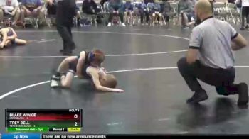 50 lbs Finals (2 Team) - Blake Winkie, Iowa Black vs Trey Bell, Tennessee Black