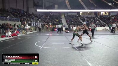 126 lbs Cons. Round 1 - Kike Yanez, St. Francis vs Caleb Roberts, Kansas City Wrestling Club