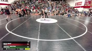 157 lbs Champ. Round 1 - Samuel Skelton, Thermopolis vs Rhys Bray, Powell