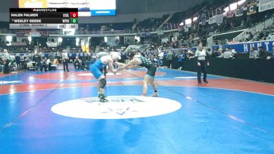 1A-4A 165 Cons. Round 2 - Wesley Beebe, White Plains vs Halen Palmer, Coosa Christian School