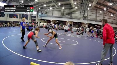 105 lbs Round 4 (6 Team) - Jackson Bush, Fitness Fight Factory Wrestling Club vs Koben White, Mat Mayhem