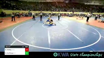 155 lbs Semifinal - Kendal Kelley, Pryor Tigers vs Gunner Huffman, Vinita Kids Wrestling