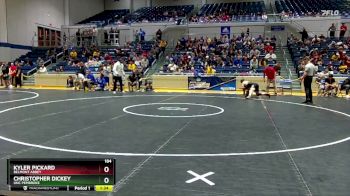 184 lbs Quarterfinal - Kyler Pickard, Belmont Abbey vs Christopher Dickey, UNC Pembroke