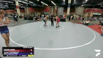 126 lbs Champ. Round 1 - Julian Limon, Texas Style Wrestling Club vs Kevin Contreras, Militia Trained Mat Club