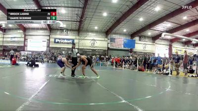 175 lbs Quarterfinal - Dante Sceirine, Yerington vs Brock Lasike, Pahranagat Valley