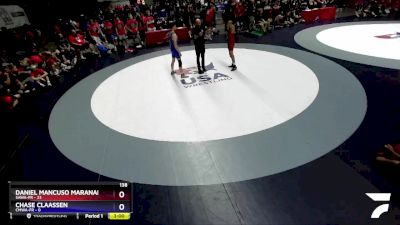 138 lbs Round 2 (16 Team) - Daniel Mancuso Maranan, SAWA-FR vs Chase Claassen, CMWA-FR