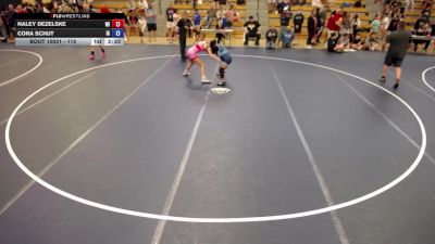 115 lbs 3rd Place Match - Haley Dezelske, WI vs Cora Schut, IA