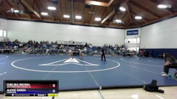 110 lbs Cons. Round 1 - Alexis Garza, Vanguard vs Chelsea Becera, Southwestern Oregon CC