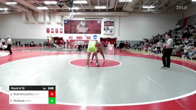 197 lbs Round Of 16 - Joey Scaramuzzino, Lake Erie - Unatt vs Caleb Wallace, Unrostered