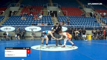 160 lbs Cons 16 #1 - Robert Boley, Ohio vs Hayden Walters, Oregon