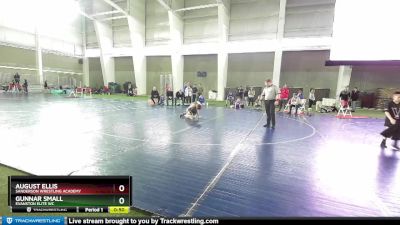 67 lbs Quarterfinal - August Ellis, Sanderson Wrestling Academy vs Gunnar Small, Evanston Elite WC