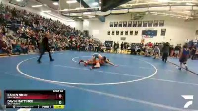 220 lbs Quarterfinal - Kaden Nield, Unattached vs Davin Mattimoe, Unattached