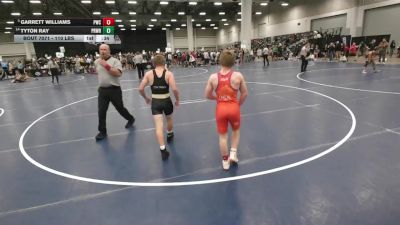 110 lbs 7th Place Match - Garrett Williams, Pinnacle Wrestling Club vs Tyton Ray, Prodigy Wrestling