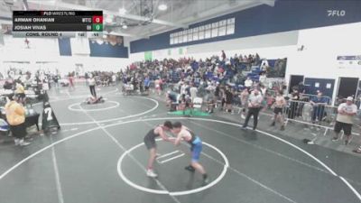 157 lbs Cons. Round 4 - Arman Ohanian, World Team Training Center vs Josiah Vivas, Bonita HS
