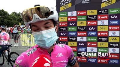 Olivia Baril & Team Riding Againt Marianne Vos For Silvia Persico's Tour de France Classification