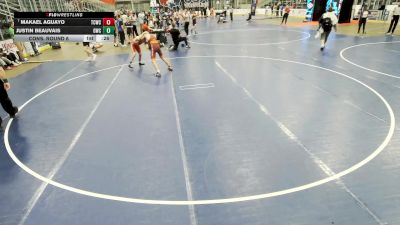 Junior Boys - 138 lbs Cons. Round 6 - Makael Aguayo, Team Champs Wrestling Club vs Justin Beauvais, Grindhouse Wrestling Club