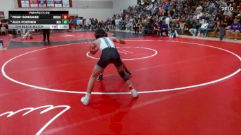 133 lbs 5th Place Match - Alex Portner, New Ulm Area vs Noah Gonzalez, Maple River/USC
