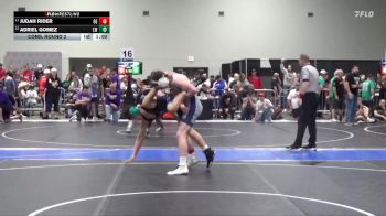 145 lbs Cons. Round 2 - Judah Rider, Olathe East vs Adriel Gomez, Liberal WC