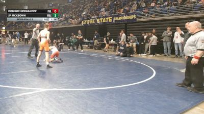 117 lbs Semifinal - Dominic Hernandez, Philadelphia vs JP McKeown, Wilkes-Barre