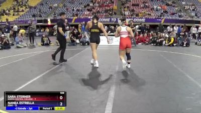 138 lbs Placement Matches (16 Team) - Nanea Estrella, Iowa vs Sara Sterner, North Central College