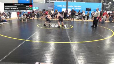 140 lbs Consi Of 8 #2 - Logan DeGroft, Hanover vs Johnny Warnick, Lavale