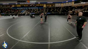 135 lbs 3rd Place Match - Hannah Huza, Hortonville vs Ireland Dyer, Omaha Westside Girls