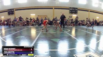 71 lbs Quarterfinal - Sean Schmidt, Maurer Coughlin Wrestling Club vs Finn Beattie, HSE Wrestling Club