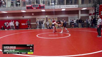220 lbs Semifinal - Austin Reeves, Hillcrest High School vs Orrin Miller, North Fremont High School