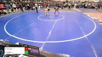 115 lbs Consi Of 32 #2 - Noah Gurule, Unattached vs Jeffrey Lopez, RedWave Wrestling