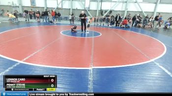 50 lbs Round 1 - Lennox Caro, Mat Demon WC vs Penny Stevie, Lions Den Wrestling