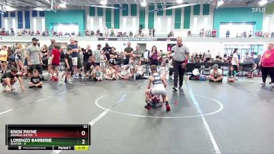 52 lbs Finals (8 Team) - Lorenzo Barberie, Buxton vs Knox Payne, Georgia United