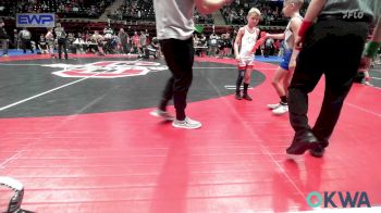 58 lbs Quarterfinal - Kael Camper, Caney Valley Wrestling vs Kolson Leslie, Choctaw Ironman Youth Wrestling