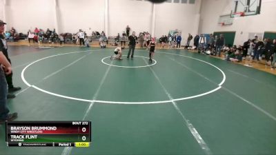 80 lbs Cons. Round 3 - Track Flint, Wyoming vs Brayson Brummond, Windy City Wrestlers