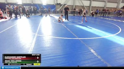 67 lbs Quarterfinal - Noah Hollamon, Mine Yard Dogs WC vs Alexander Sheffler, Team Real Life Wrestling