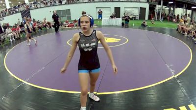 100 lbs Makayla Smith, Pennsylvania Blue vs Ayda Miller, Wisconsin