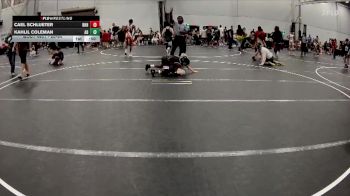 80-84 lbs Quarterfinal - Cael Schlueter, Rough House vs Kahlil Coleman, American Dream