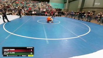 132 lbs Semifinal - Jacob Tober, Central vs Dylan Clark, Henley