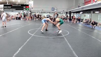 130 lbs Round 3 (6 Team) - Nick Lylo, Mavericks vs Austin Padfield, Broad Axe White
