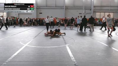 96 lbs Round 3 (6 Team) - Daylin Fraley, Ohio Gold vs Brayden Kuhlman, Westshore WC