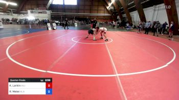 132A lbs Quarterfinal - Kyler Larkin, Valiant College Prep vs Ryan Meier, Blair Academy