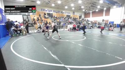 157 lbs Cons. Round 6 - Lewis Goff, Newport Harbor vs Jake Jampolsky, Mountain View (Mesa) High School