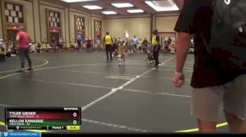 70 lbs Semis & 1st Wrestleback (8 Team) - Kellon Kanaskie, Kings Krew vs Tyler Gieger, Steel Valley Black