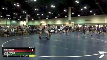 132 lbs Round 4 (6 Team) - Cadyn Wild, Iowa Black vs Jake Petras, MXW Black