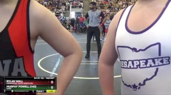 140/HWT Round 1 - Murphy Powell (140), CEWA vs Rylan Wall, Chesapeake Youth Wrestling