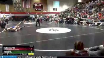 132 lbs Cons. Round 5 - Liam Fox, Cheyenne East vs Alex Draper, Thunder Basin High School